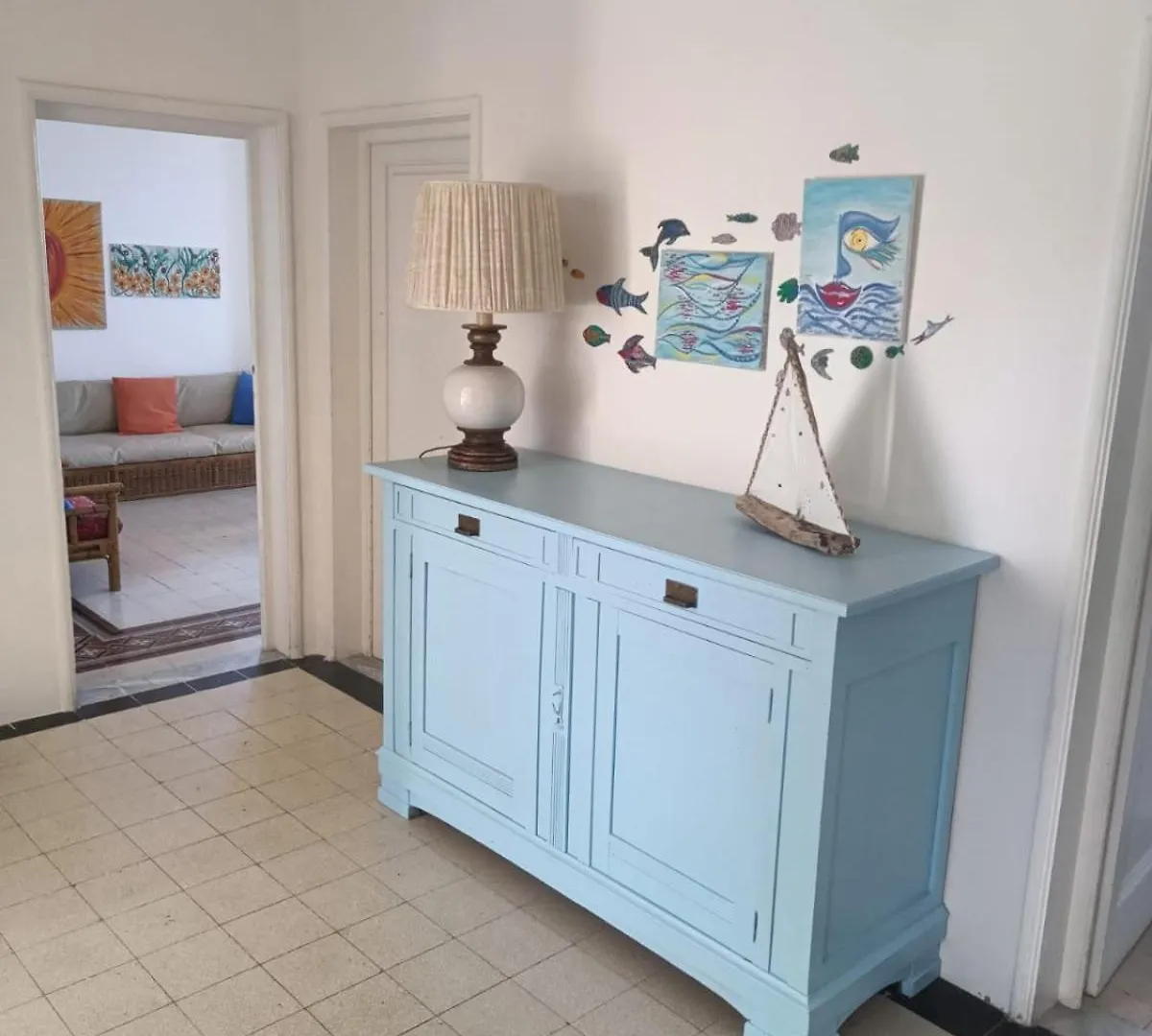 카스티글리온셀로 La Casa Bianca Di Fronte Al Mare 아파트